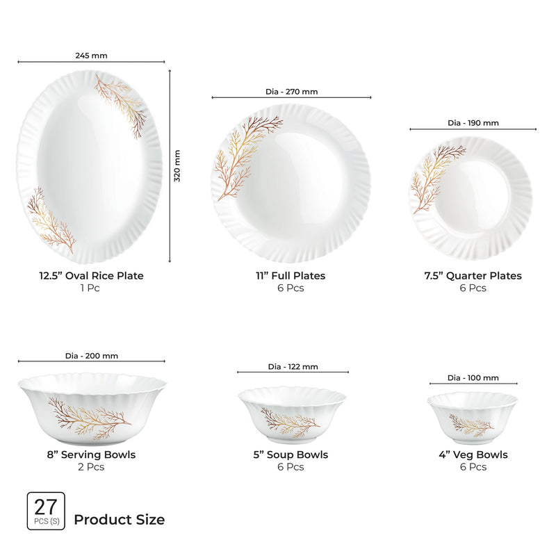 Aurelia Collection Dinner Set - SILVIA