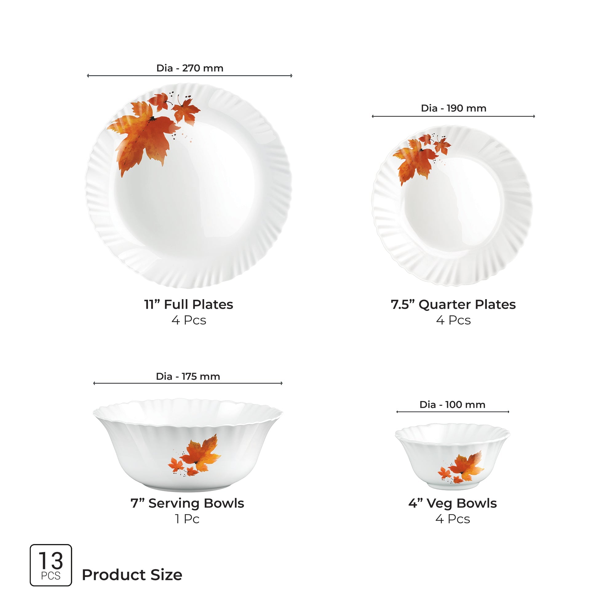 Aurelia Collection Dinner Set - MAPELLE