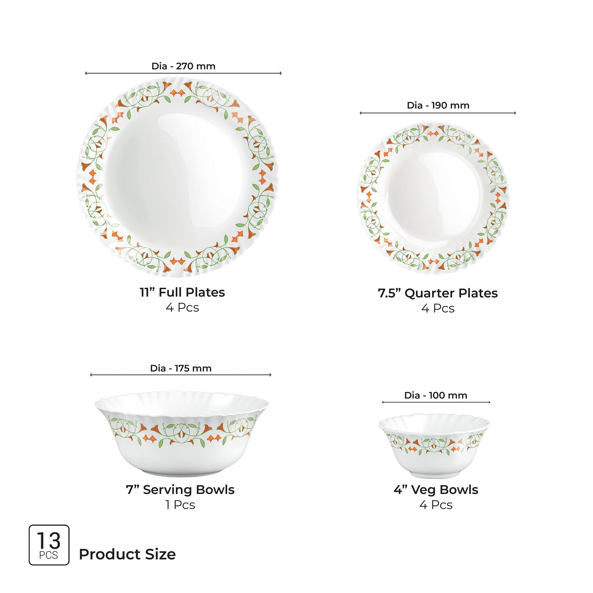 Aurelia Collection Dinner Set - MEENA