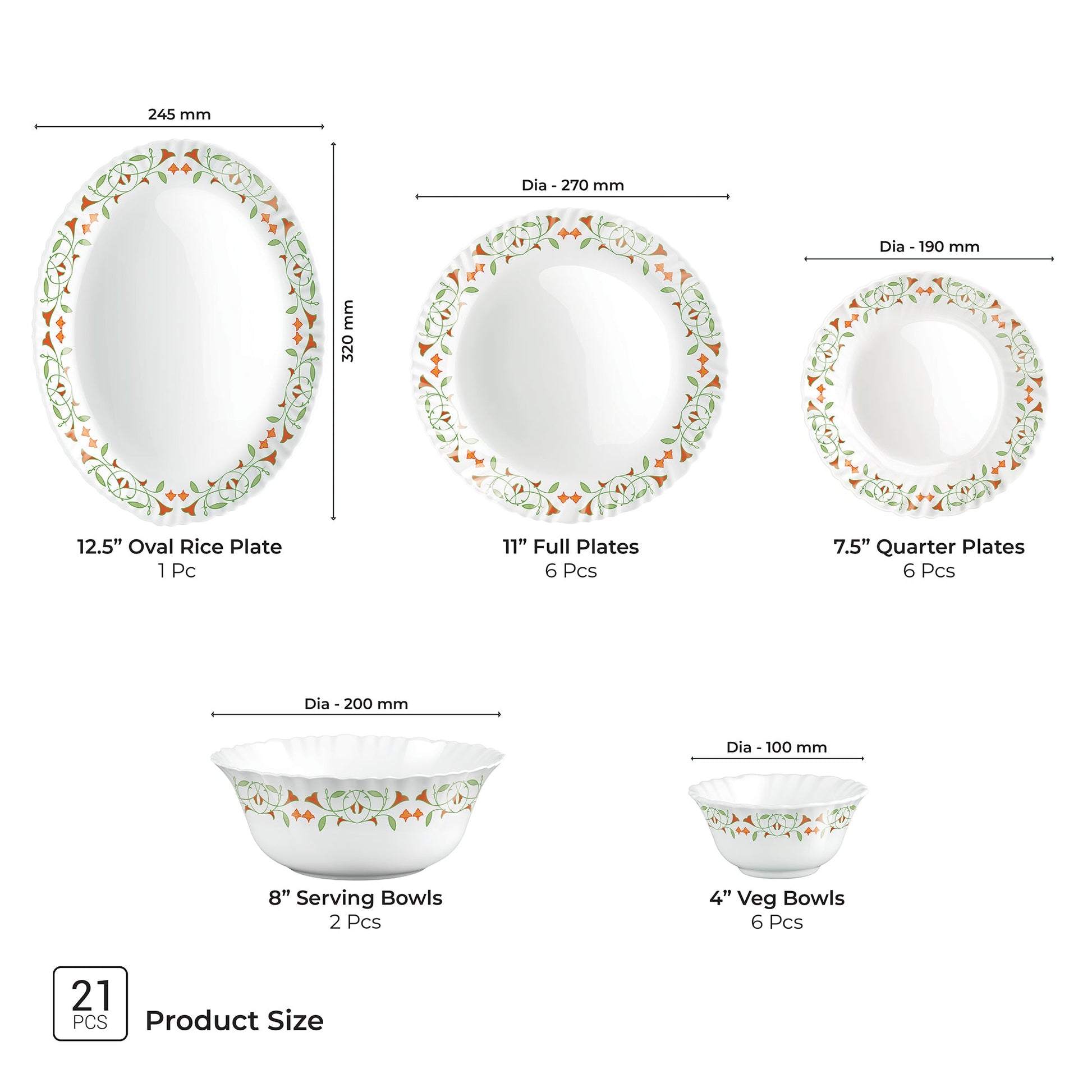 Aurelia Collection Dinner Set - MEENA