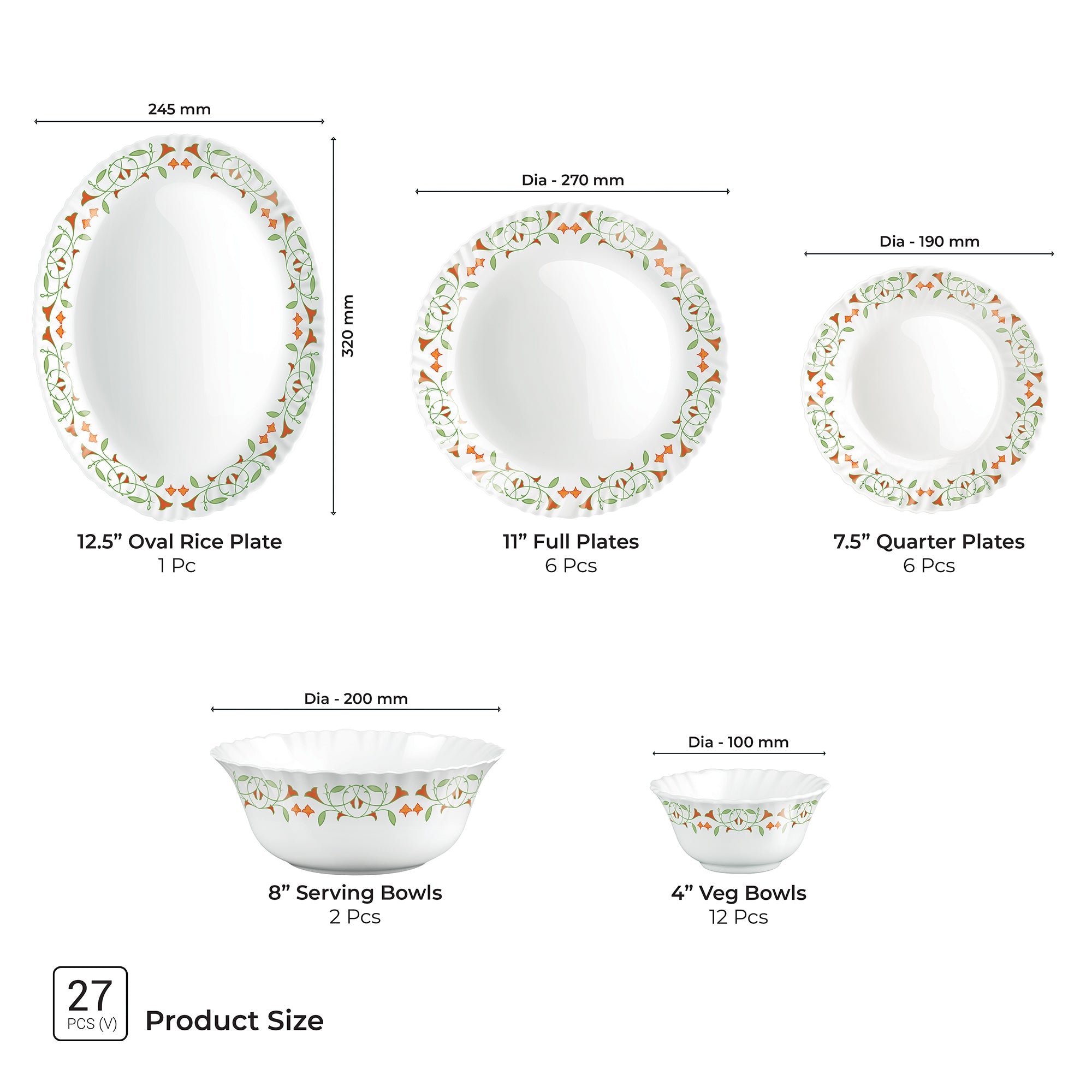 Aurelia Collection Dinner Set - MEENA