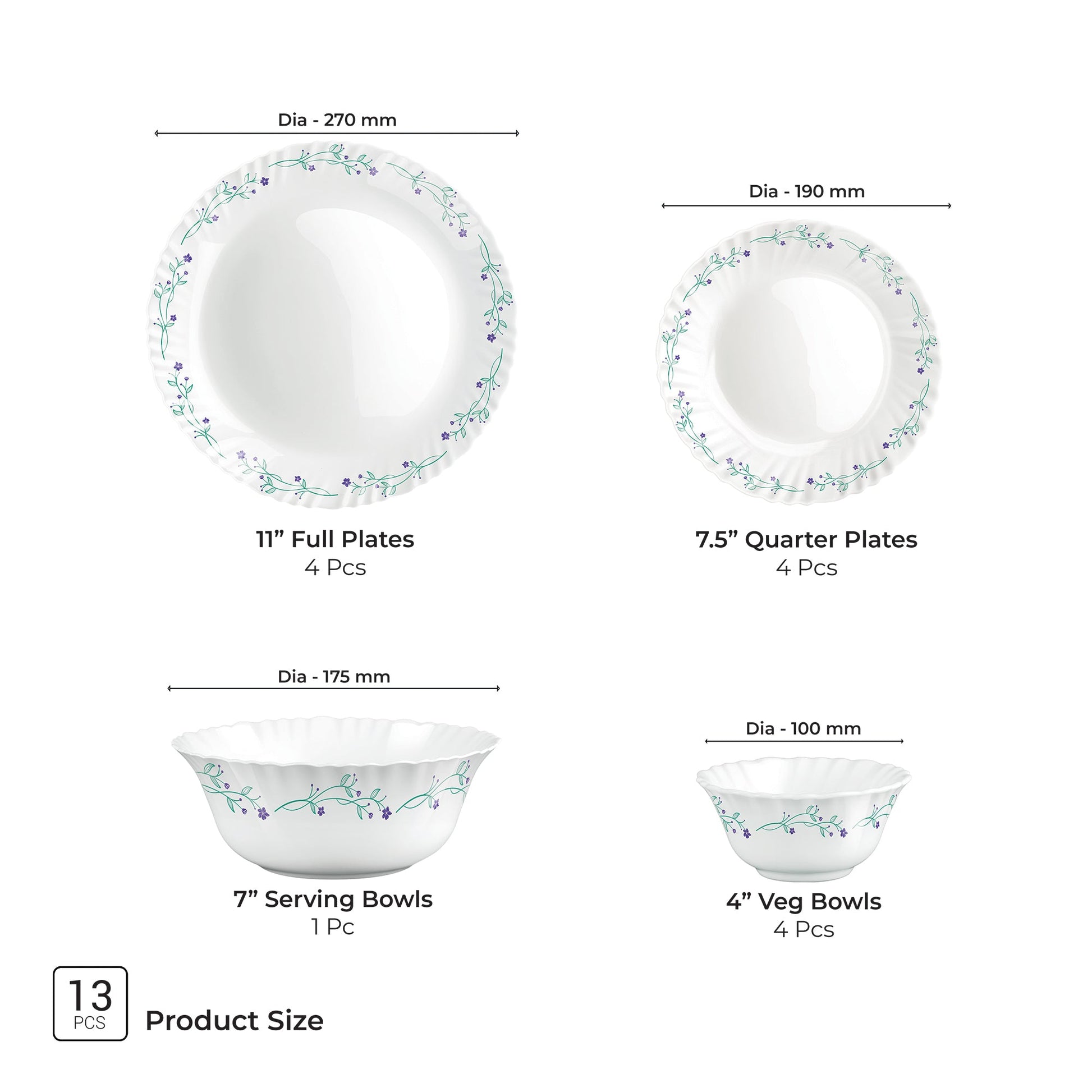 Aurelia Collection Dinner Set - MUREL