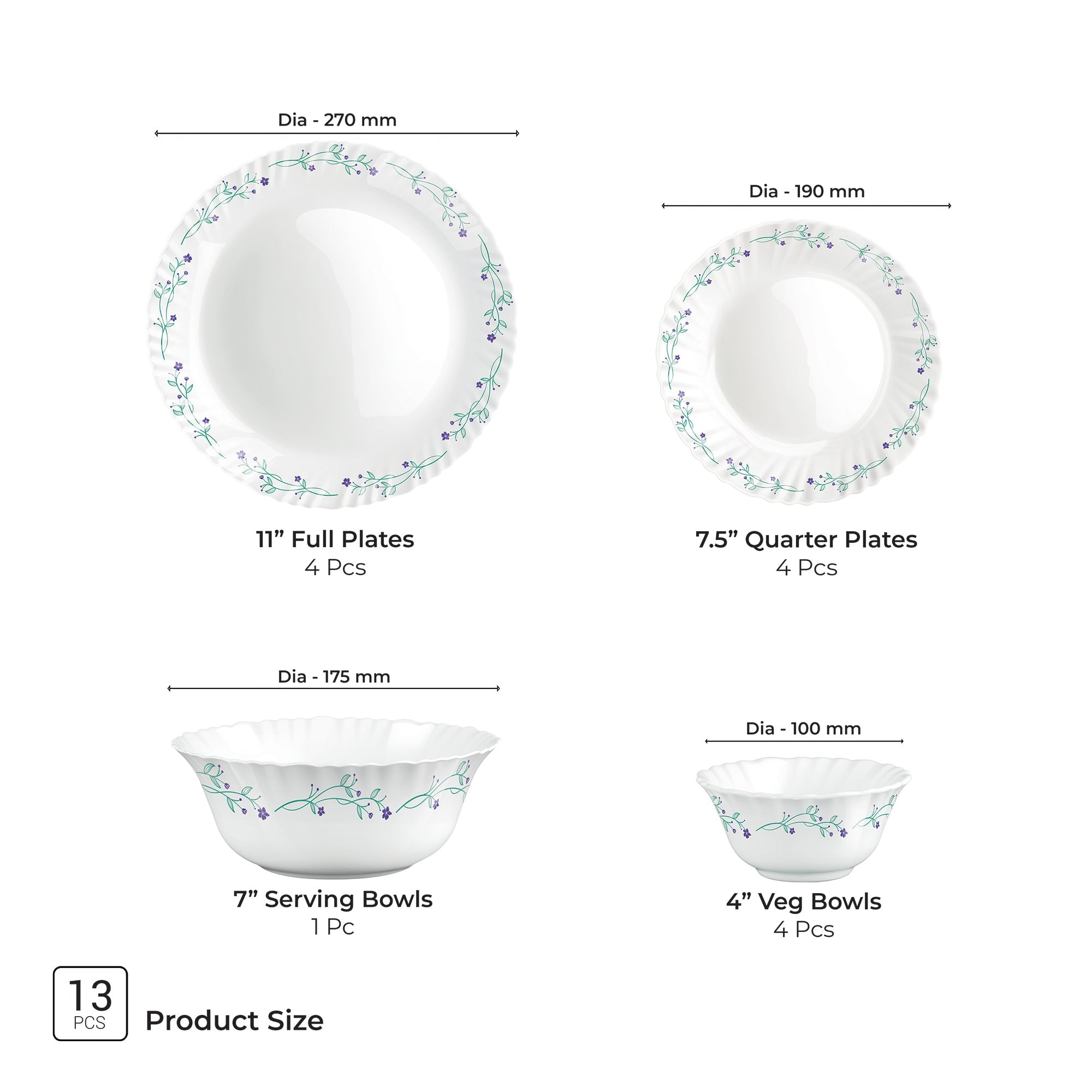 Aurelia Collection Dinner Set - MUREL