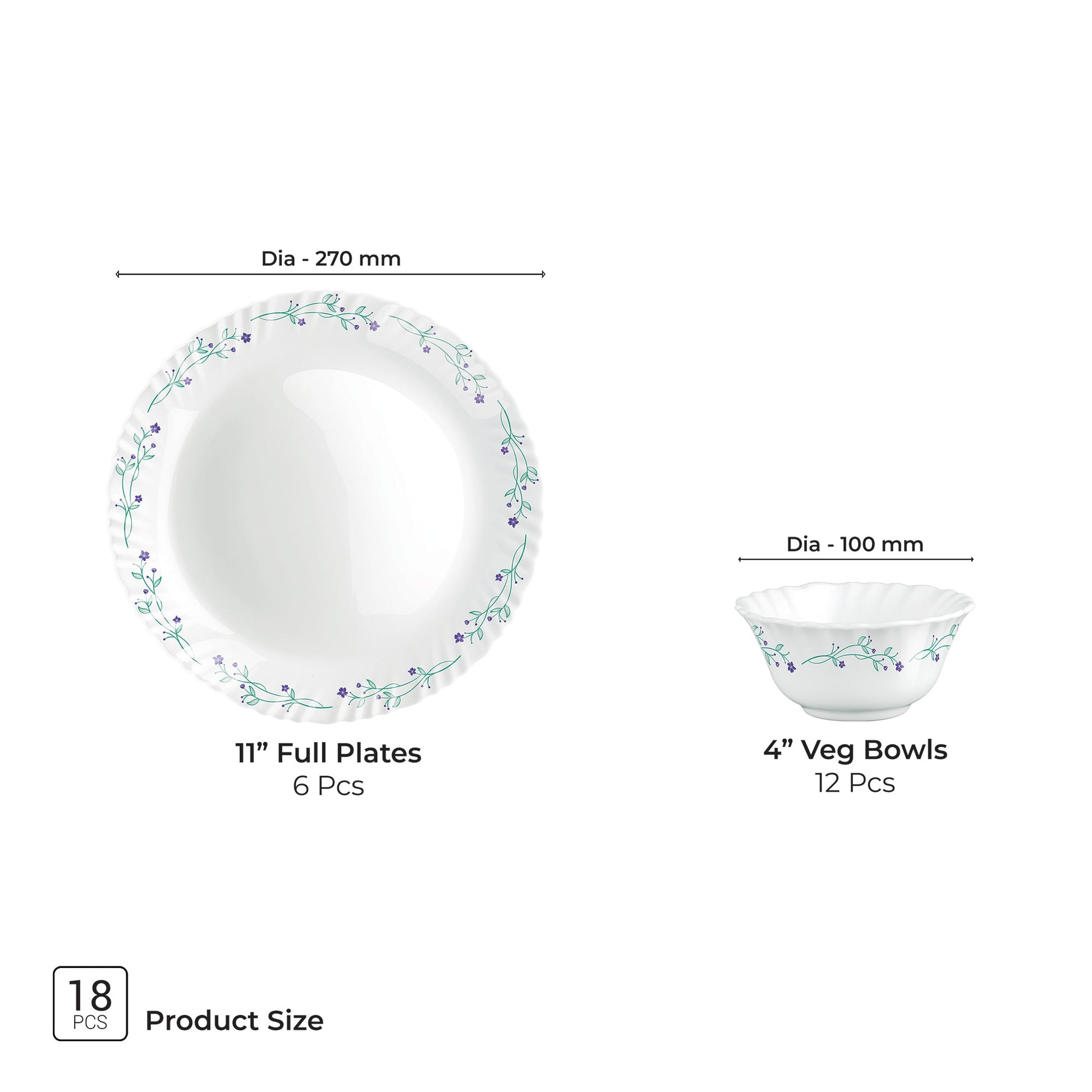 Aurelia Collection Dinner Set - MUREL