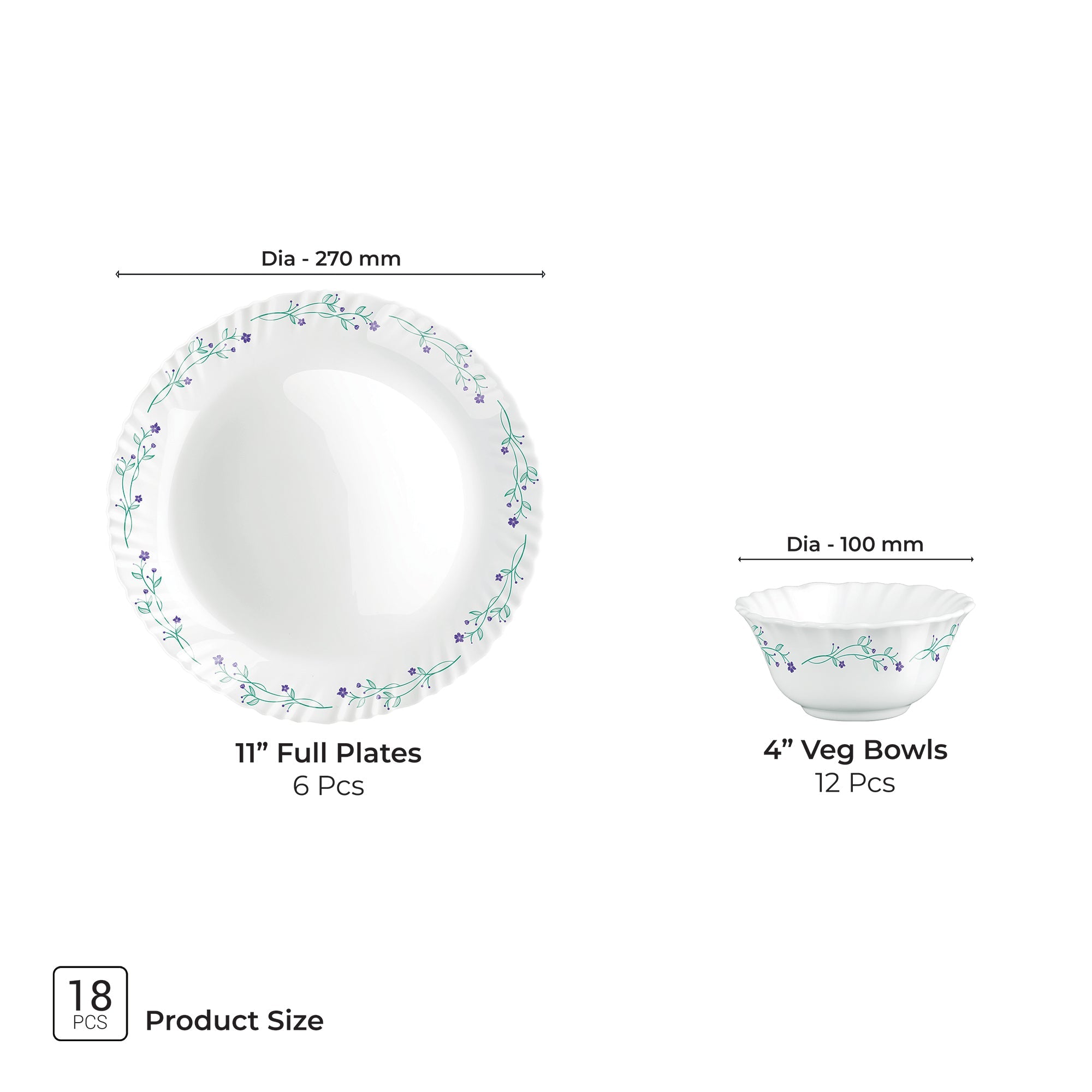 Aurelia Collection Dinner Set - MUREL