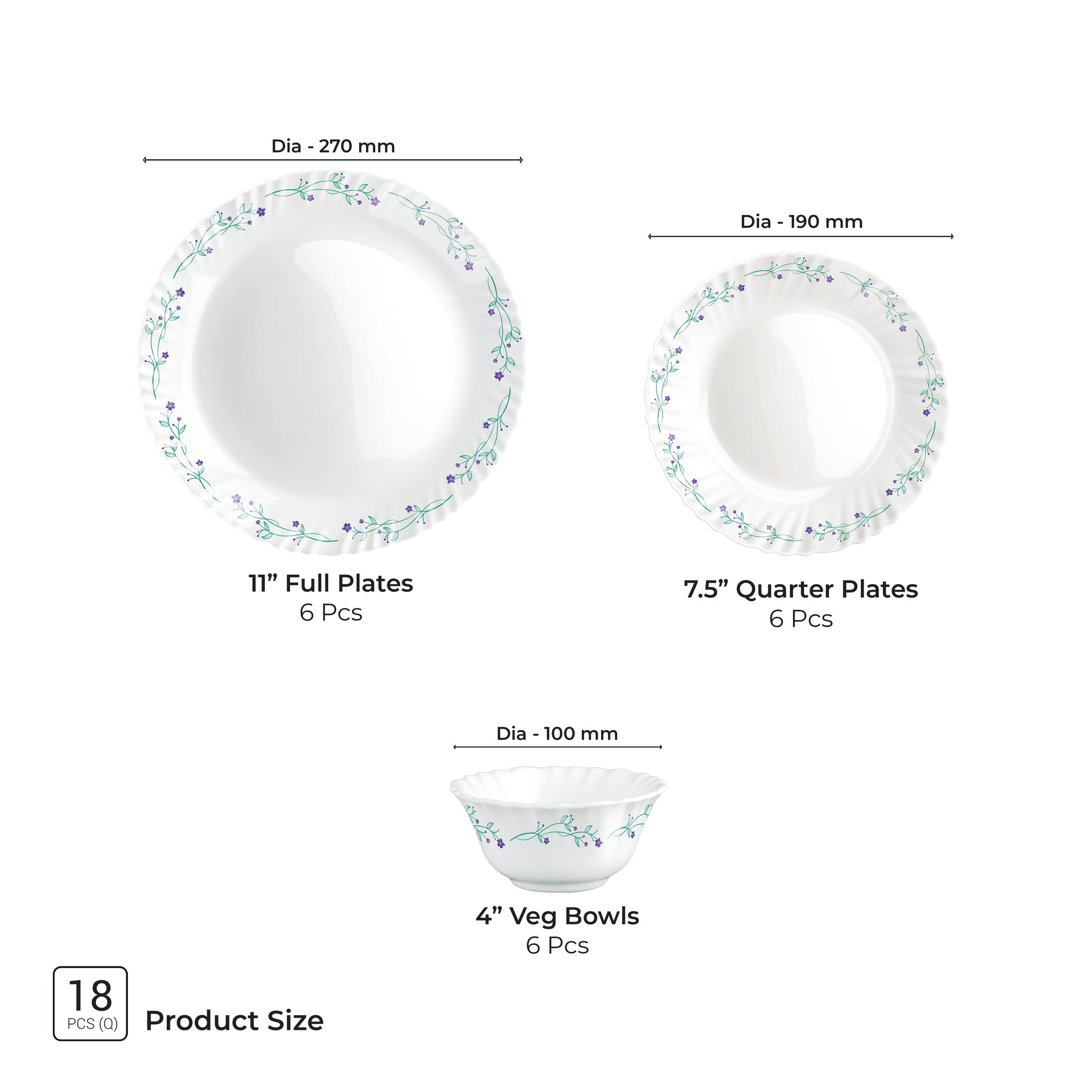 Aurelia Collection Dinner Set - MUREL