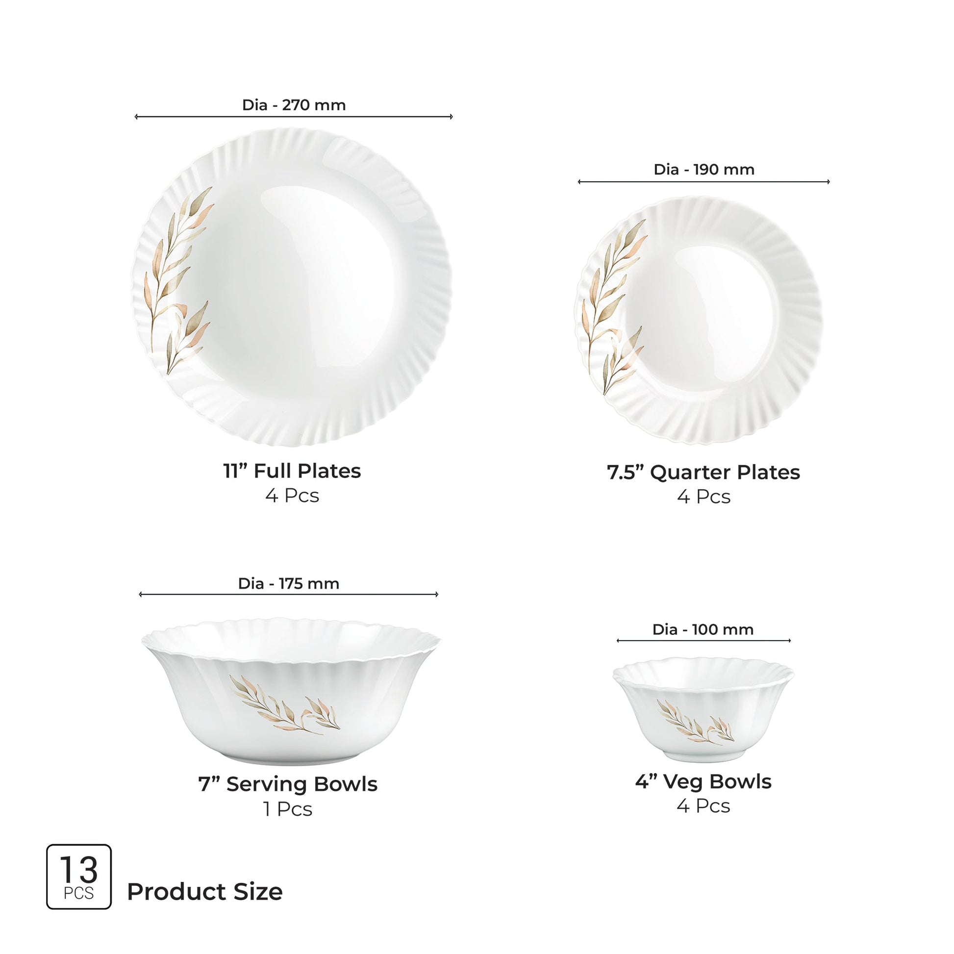Aurelia Collection Dinner Set - SELENE