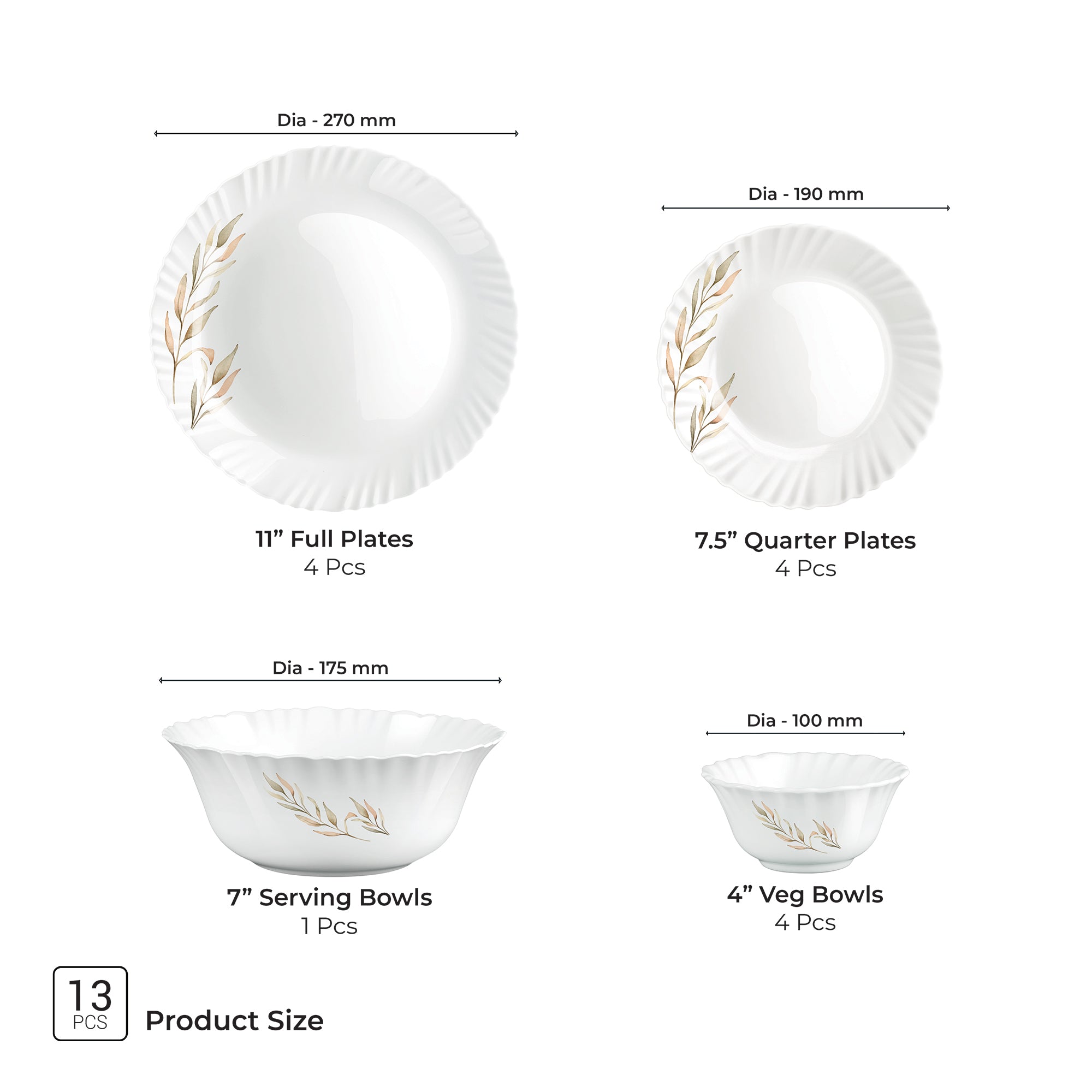 Aurelia Collection Dinner Set - SELENE