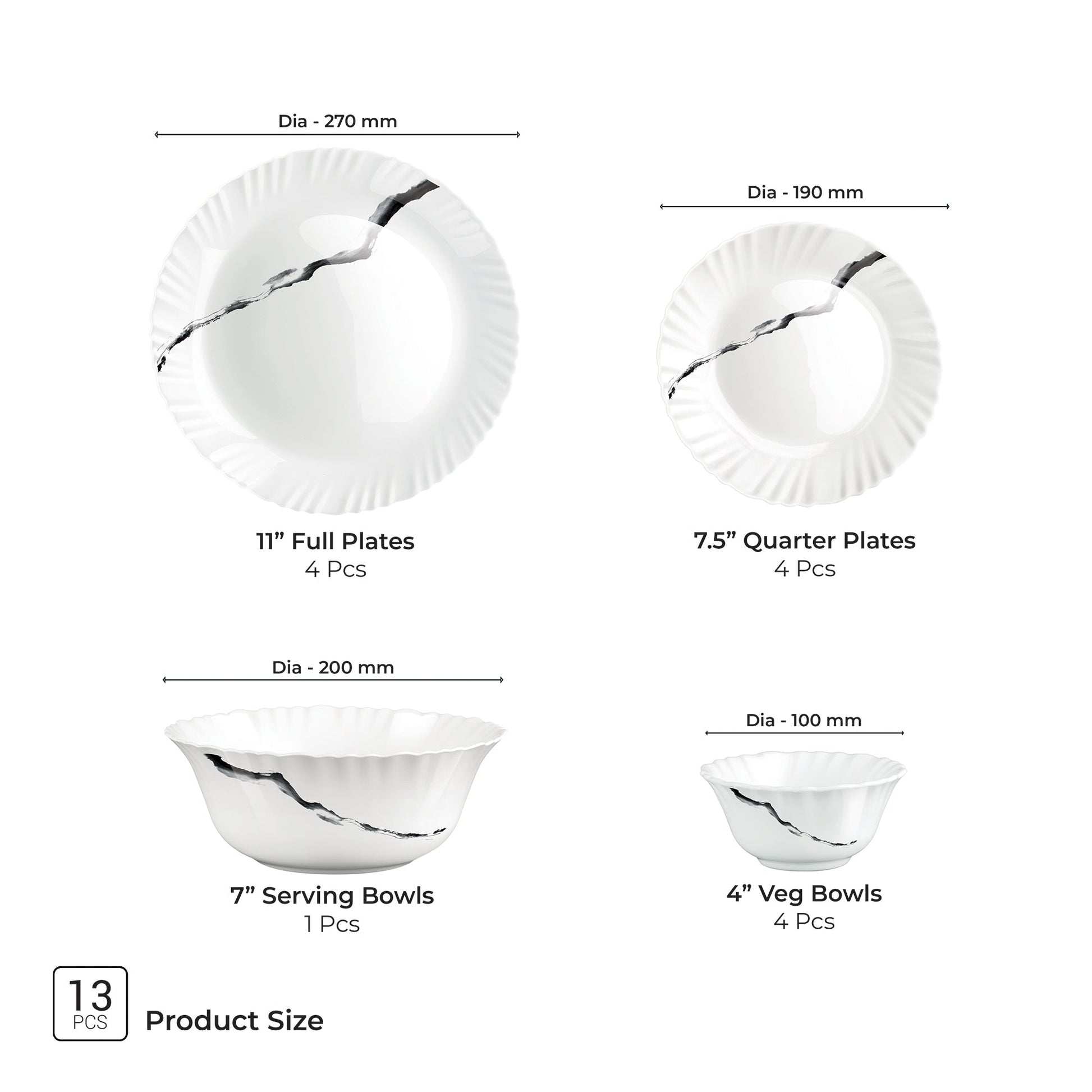 Aurelia Collection Dinner Set - STRIA