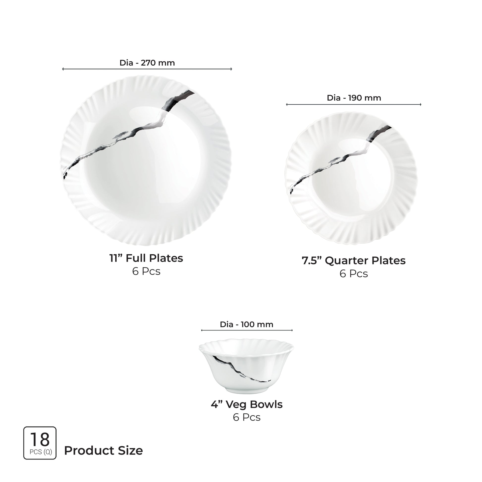Aurelia Collection Dinner Set - STRIA