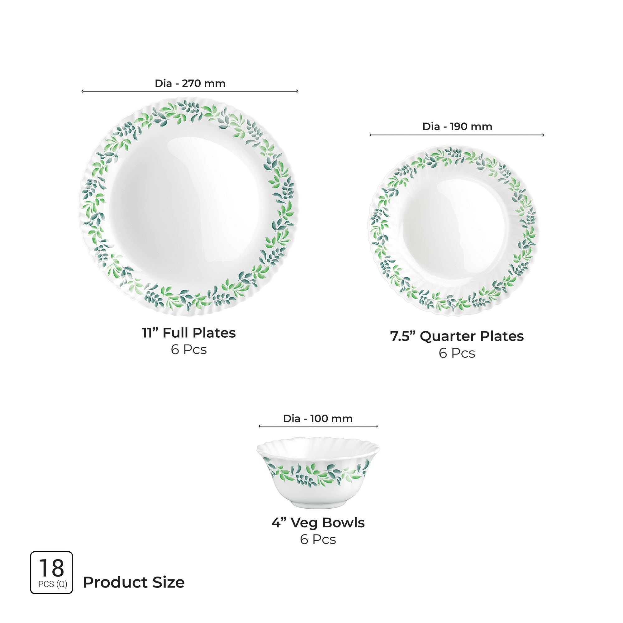 Aurelia Collection Dinner Set - VERDINIA
