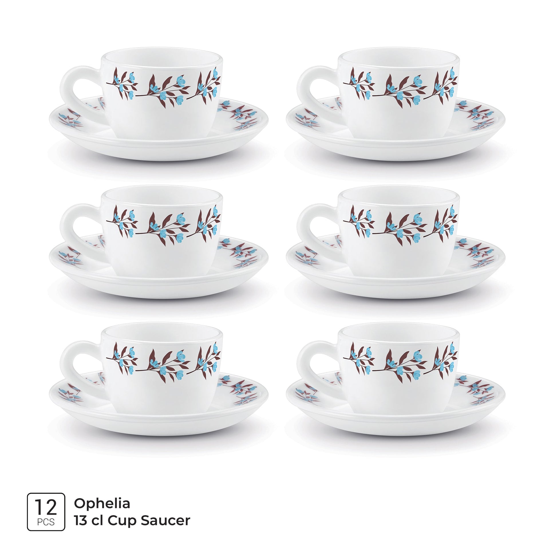 Ophelia 13 CL Cup Saucer Set - LAVELLE (Treo by Milton)