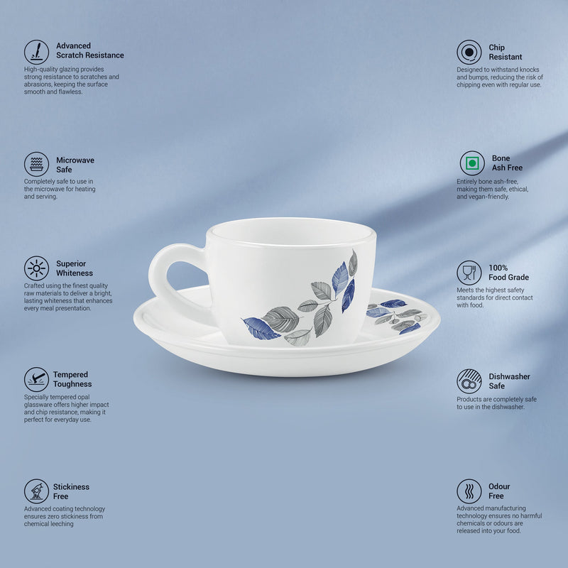 Ophelia 13 CL Cup Saucer Set - LUNIS (Treo by Milton)