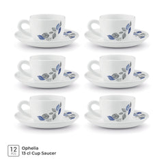 Ophelia 13 CL Cup Saucer Set - LUNIS (Treo by Milton)