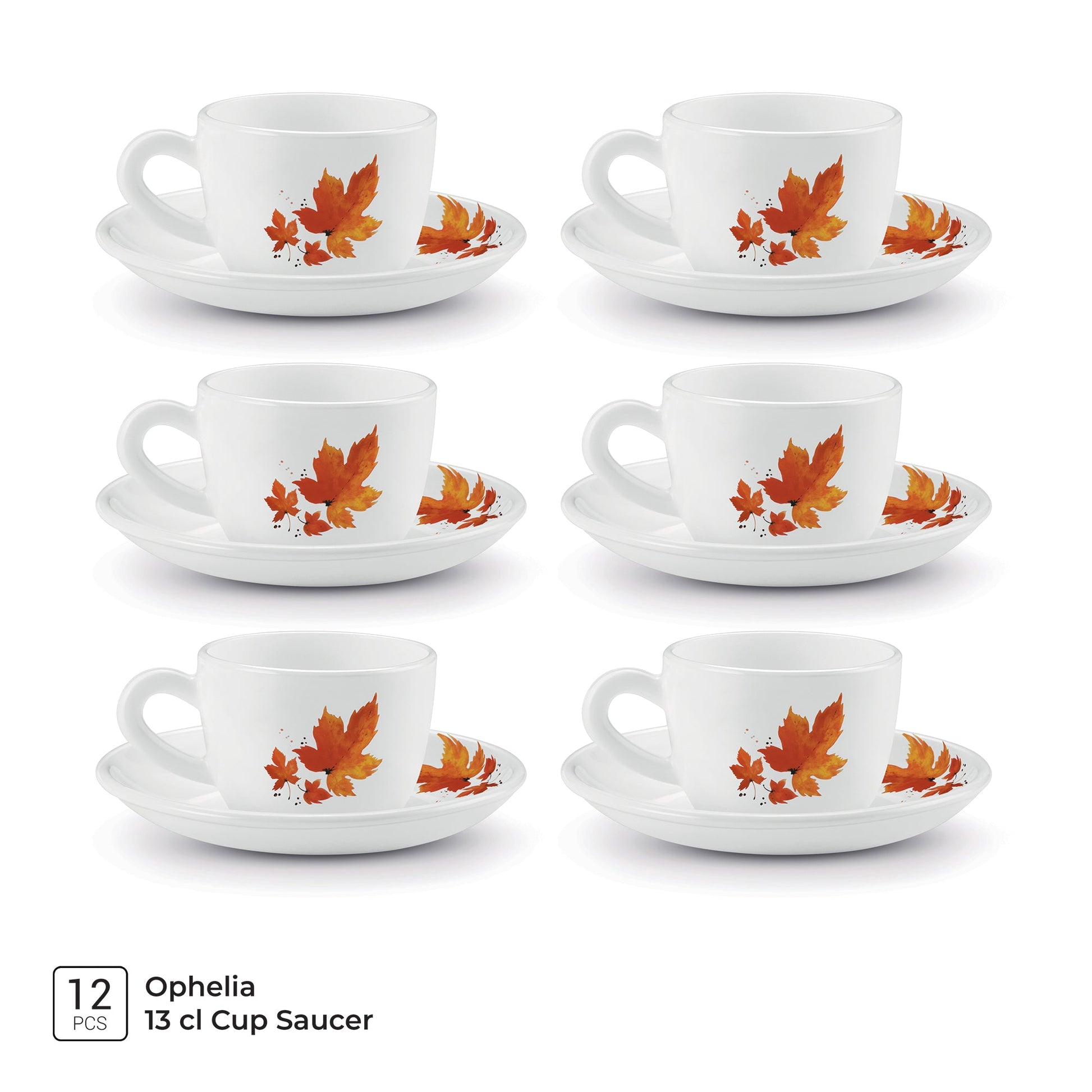 Ophelia 13 CL Cup Saucer Set - MAPELLE (Treo by Milton)