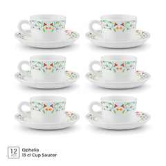 Ophelia 13 CL Cup Saucer Set - MEENA (Treo by Milton)