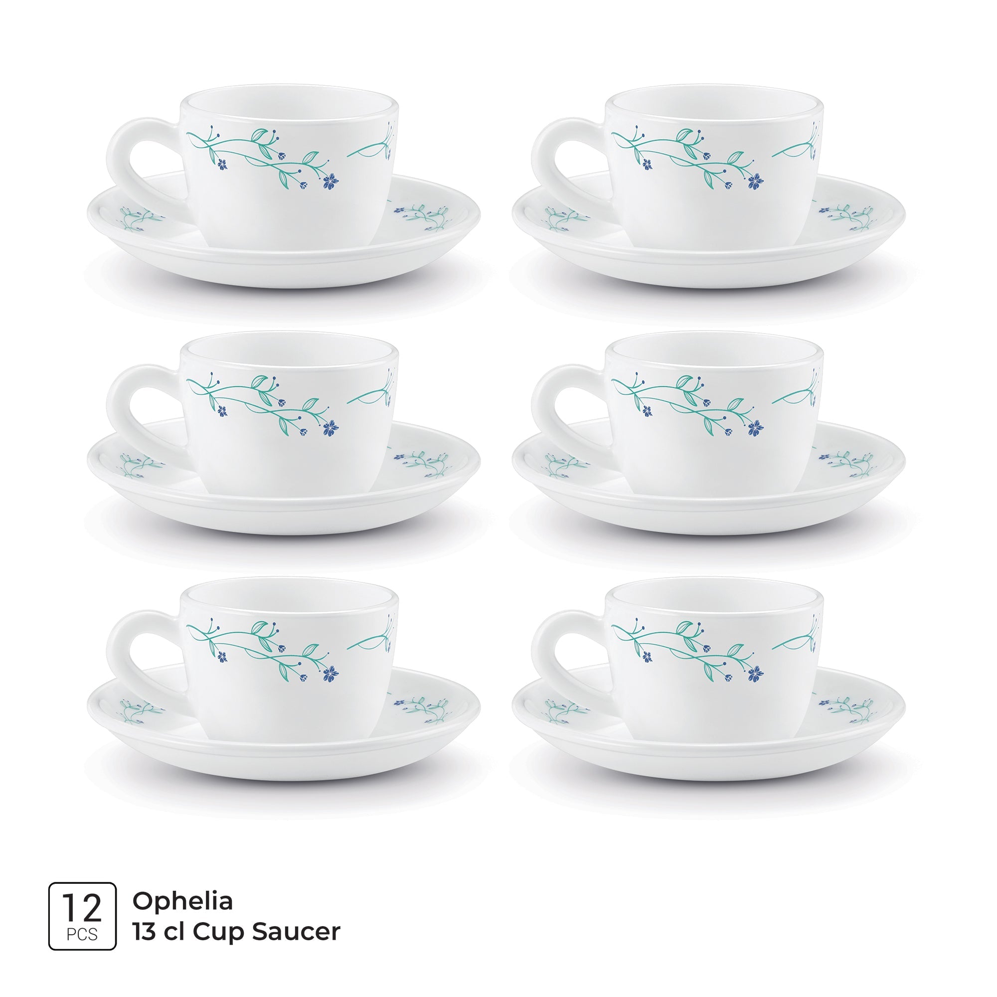 Ophelia 13 CL Cup Saucer Set - MUREL (Treo by Milton)