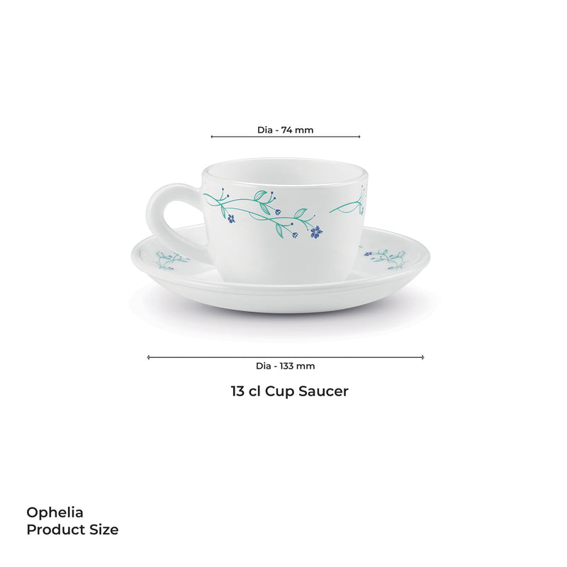 Ophelia 13 CL Cup Saucer Set - MUREL (Treo by Milton)