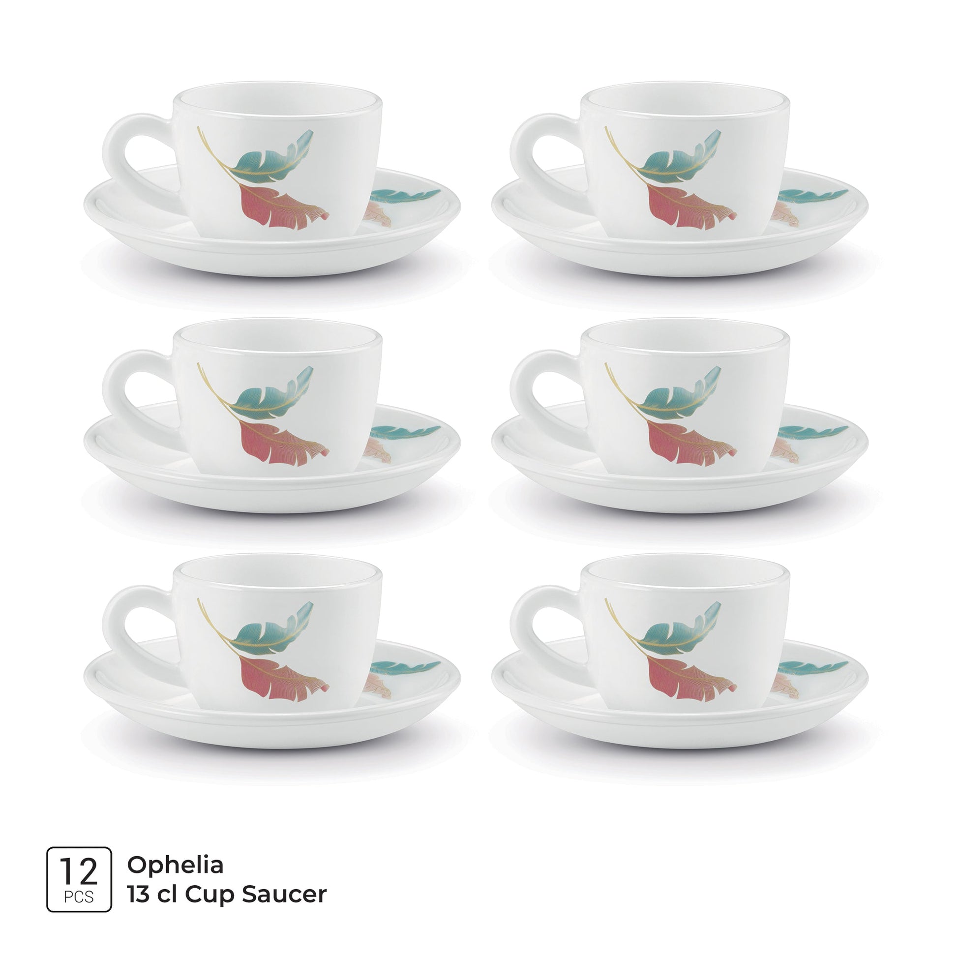 Ophelia 13 CL Cup Saucer Set - PALMA (Treo by Milton)