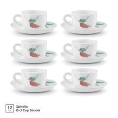 Ophelia 13 CL Cup Saucer Set - PALMA (Treo by Milton)