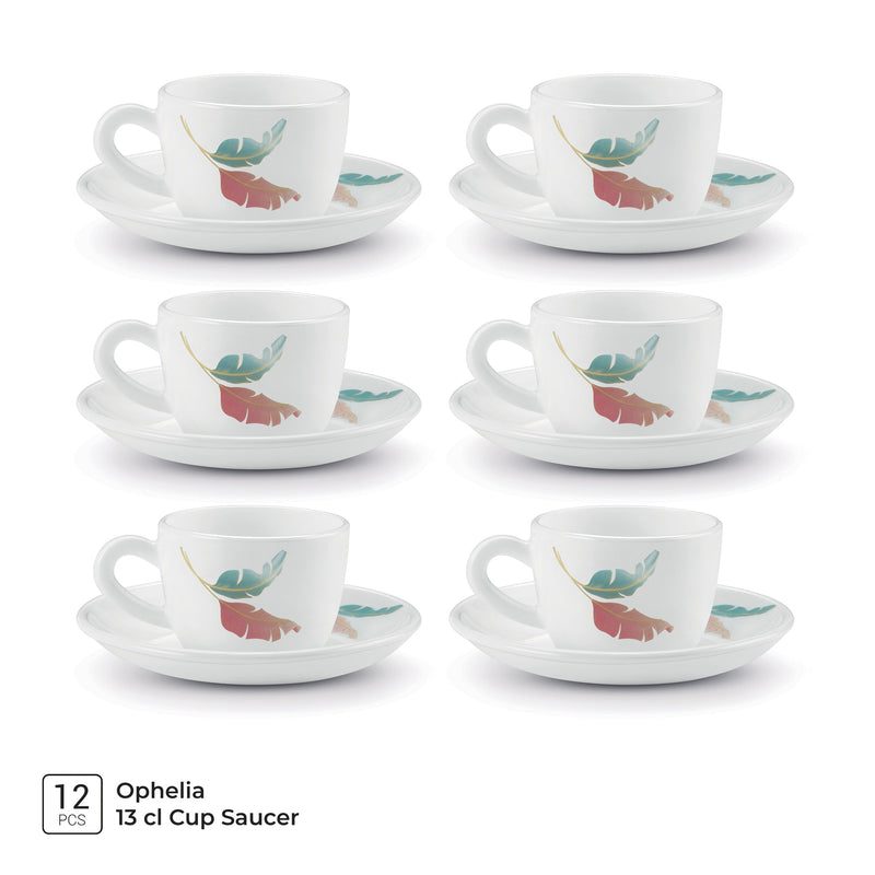 Ophelia 13 CL Cup Saucer Set - PALMA (Treo by Milton)