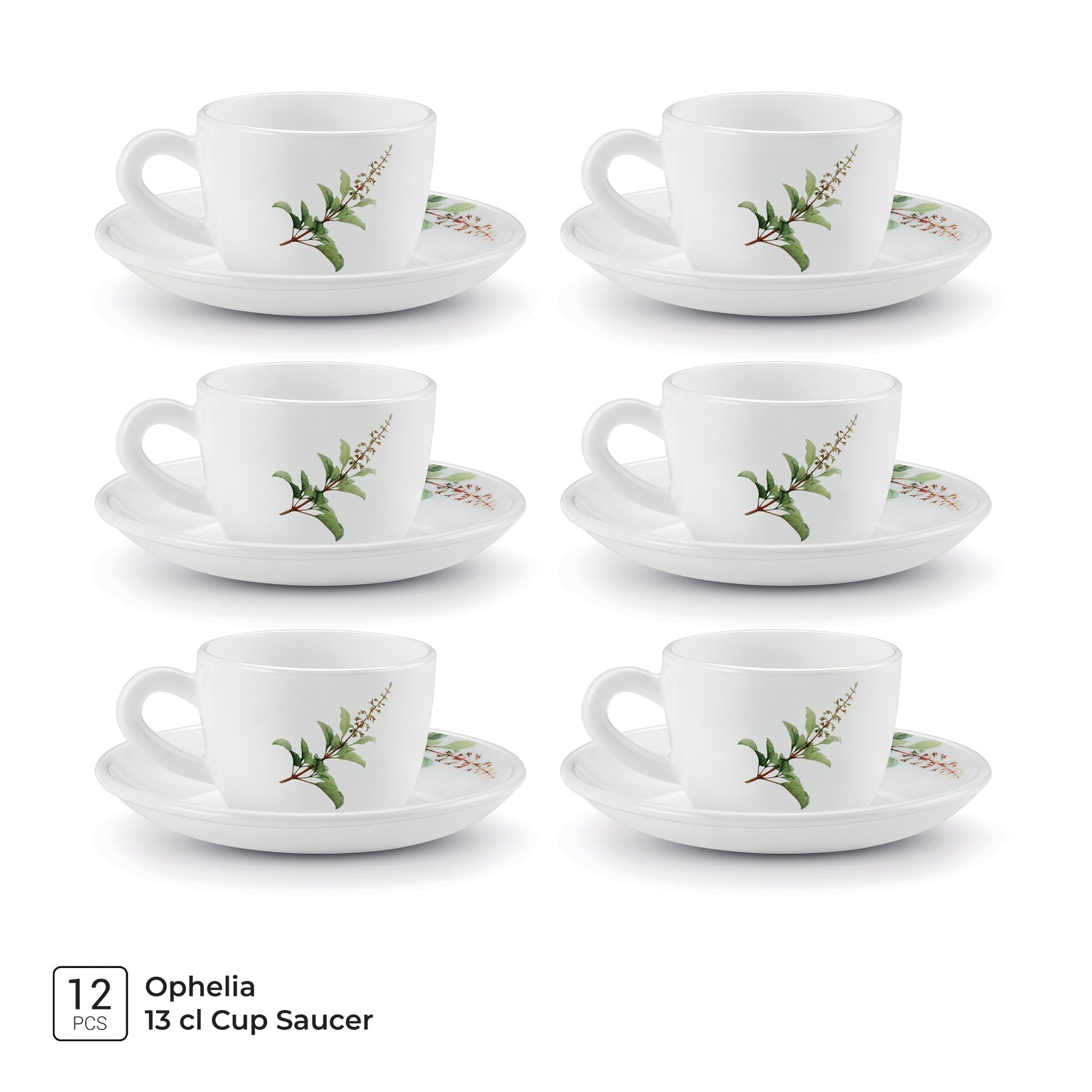 Ophelia 13 CL Cup Saucer Set - SAVIRA (Treo by Milton)