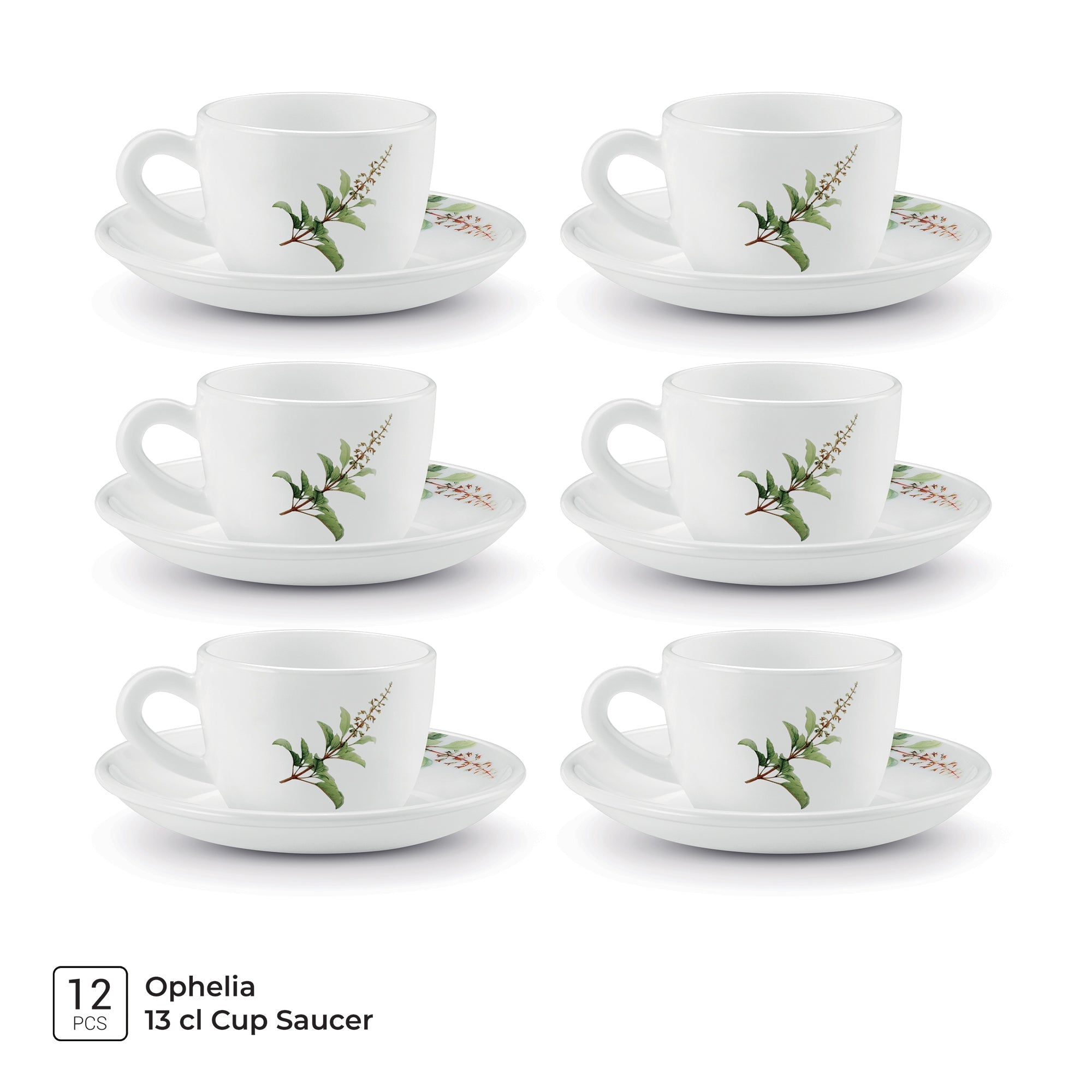 Ophelia 13 CL Cup Saucer Set - SAVIRA (Treo by Milton)