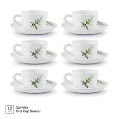 Ophelia 13 CL Cup Saucer Set - SAVIRA (Treo by Milton)