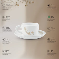 Ophelia 13 CL Cup Saucer Set - SELENE (Treo by Milton)