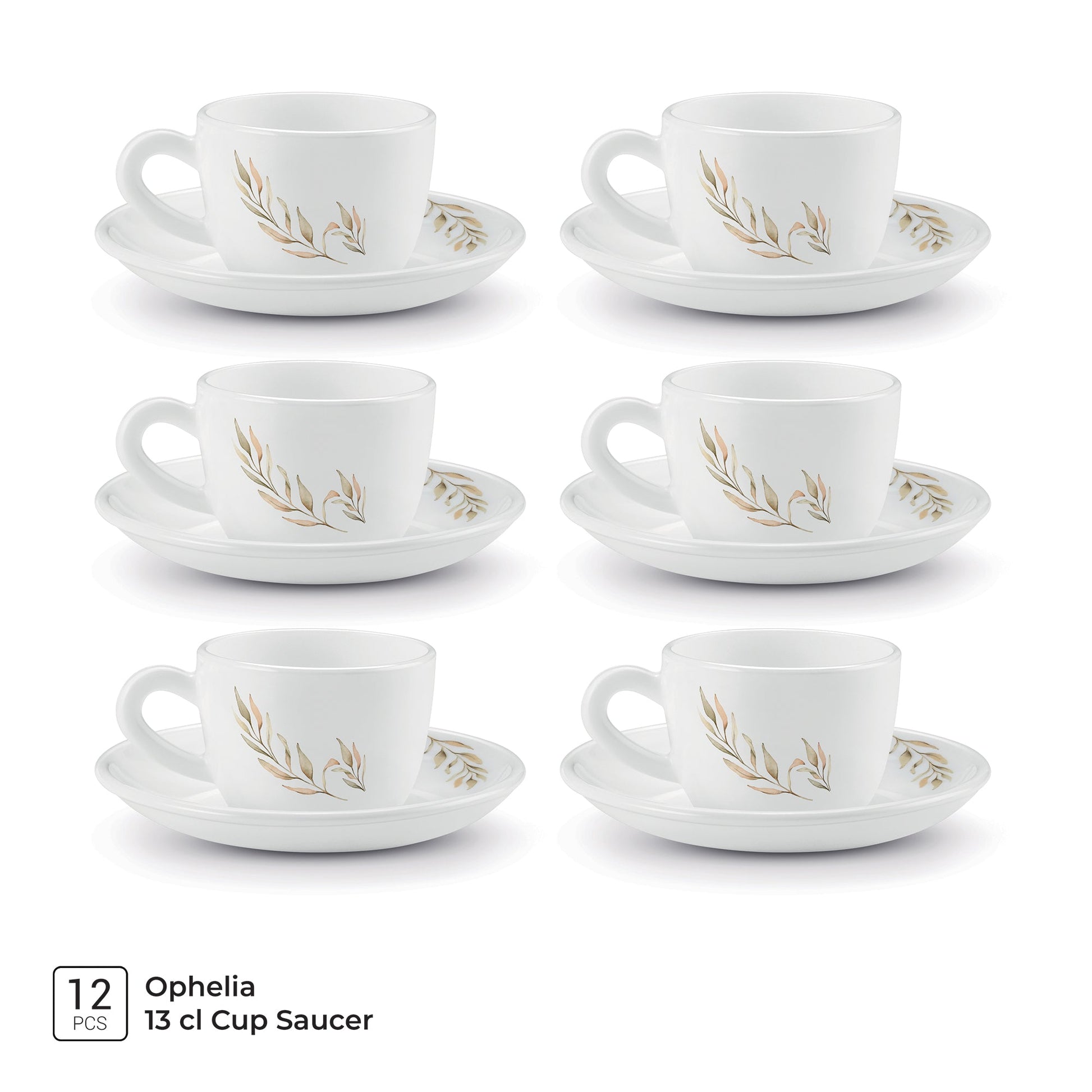 Ophelia 13 CL Cup Saucer Set - SELENE (Treo by Milton)