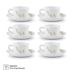 Ophelia 13 CL Cup Saucer Set - SELENE (Treo by Milton)