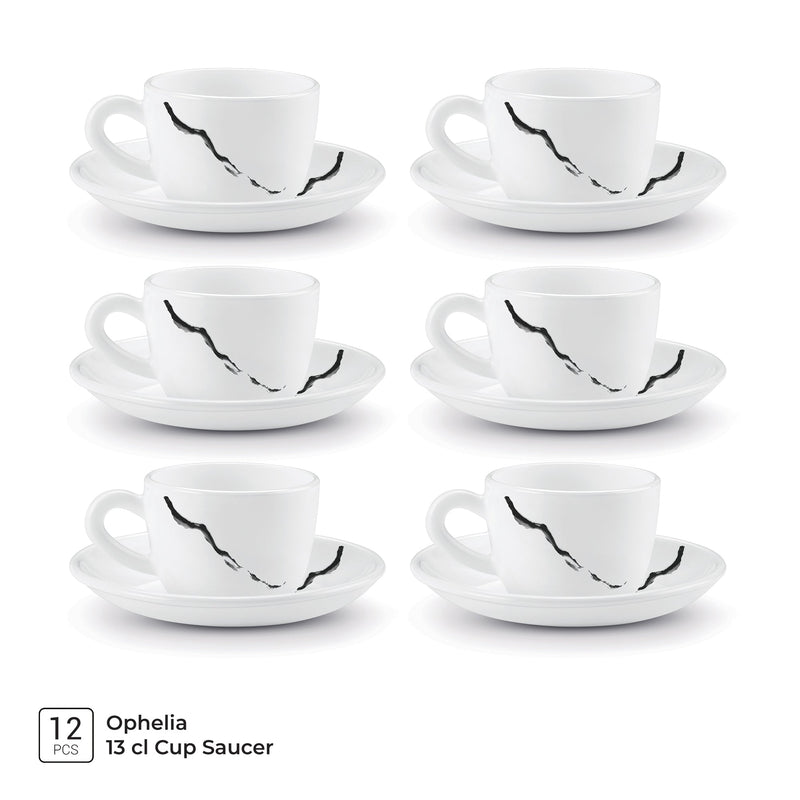 Ophelia 13 CL Cup Saucer Set - STRIA (Treo by Milton)