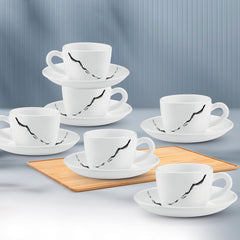 Ophelia 13 CL Cup Saucer Set - STRIA (Treo by Milton)
