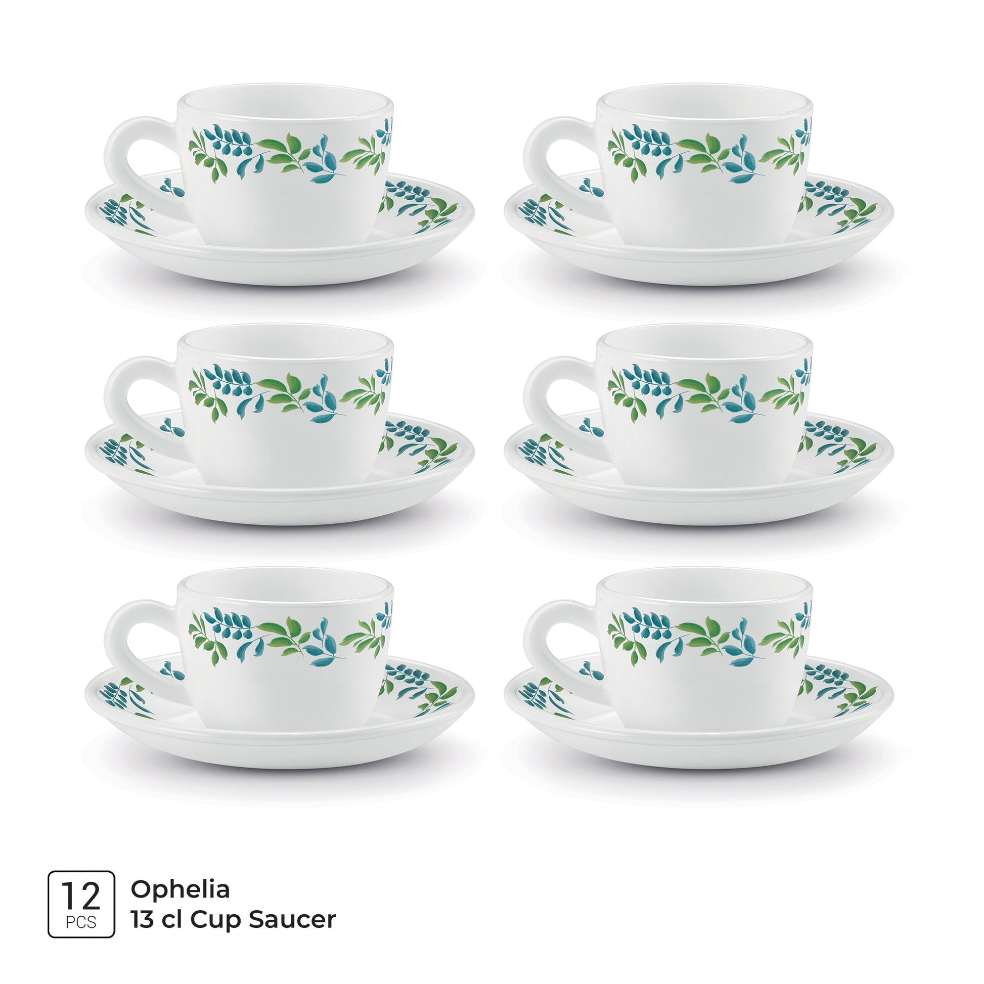 Ophelia 13 CL Cup Saucer Set - VERDINIA (Treo by Milton)