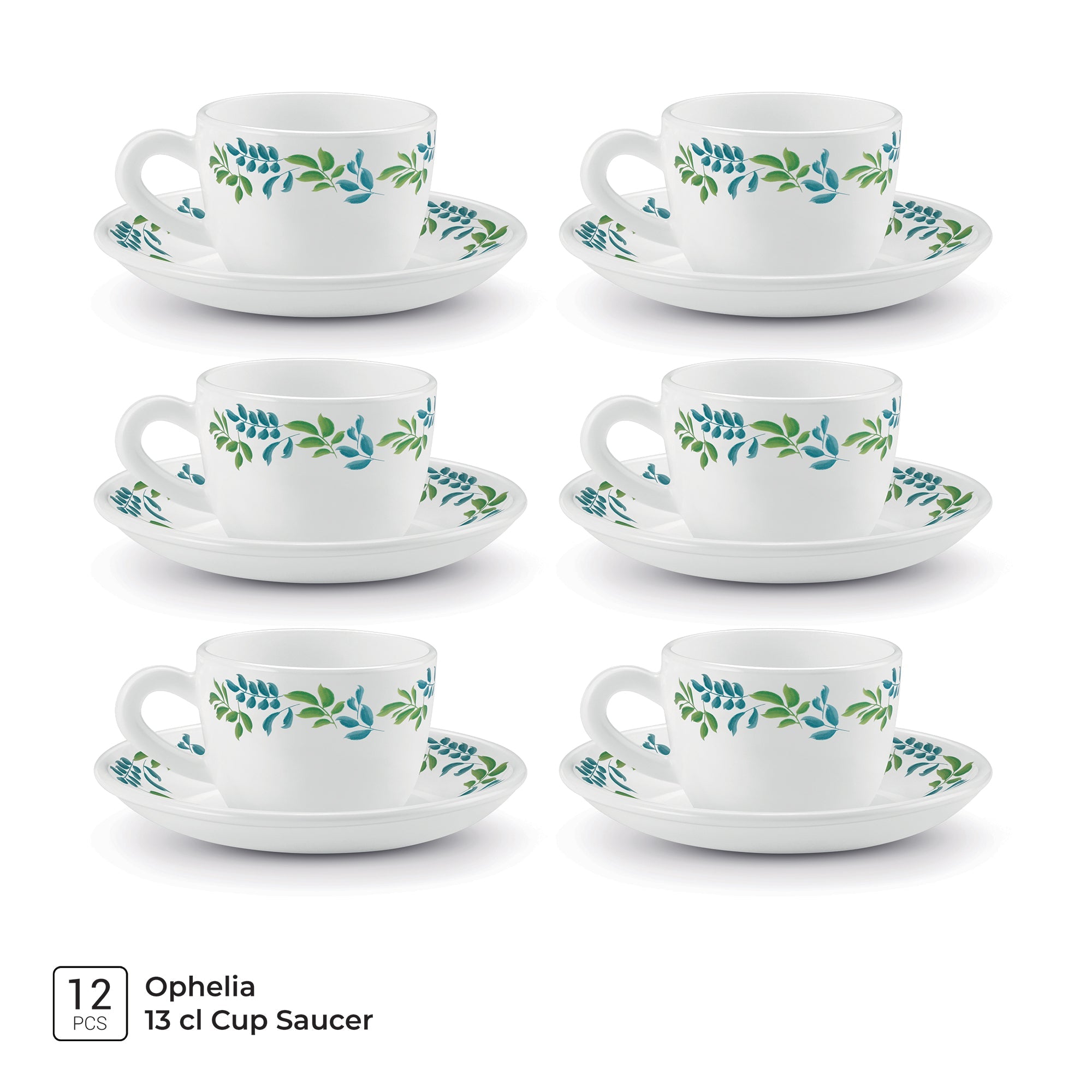 Ophelia 13 CL Cup Saucer Set - VERDINIA (Treo by Milton)