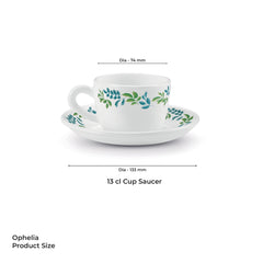 Ophelia 13 CL Cup Saucer Set - VERDINIA (Treo by Milton)