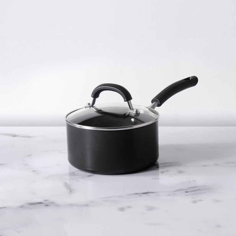 Circulon Origins 16cm Saucepan Non-Stick + Hard Anodized, Black (Suitable For Gas & Induction)