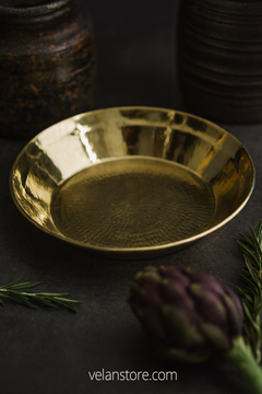Handcrafted Brass Parat – Traditional Dough Kneading Plate-1