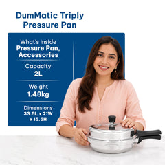 DumMatic Triply Pressure Pan