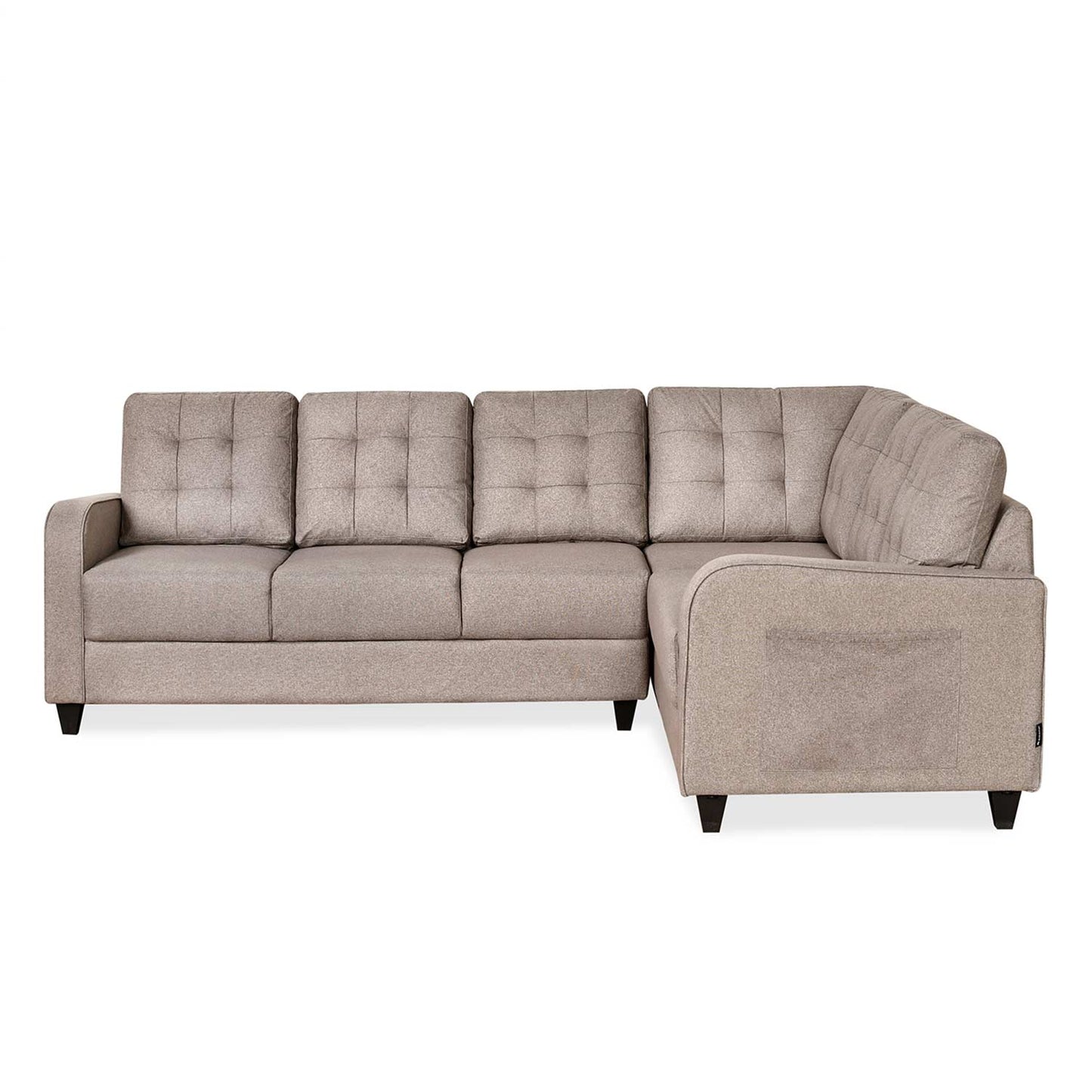 Nilkamal Protean Plus Corner Left Hand Side Sofa (Brown)