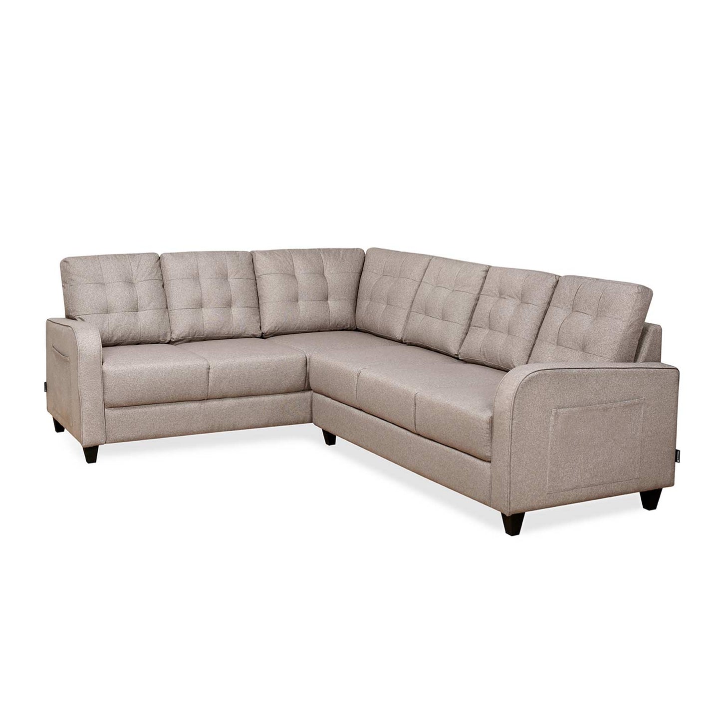 Nilkamal Protean Plus Corner Right Hand Side Sofa (Brown)