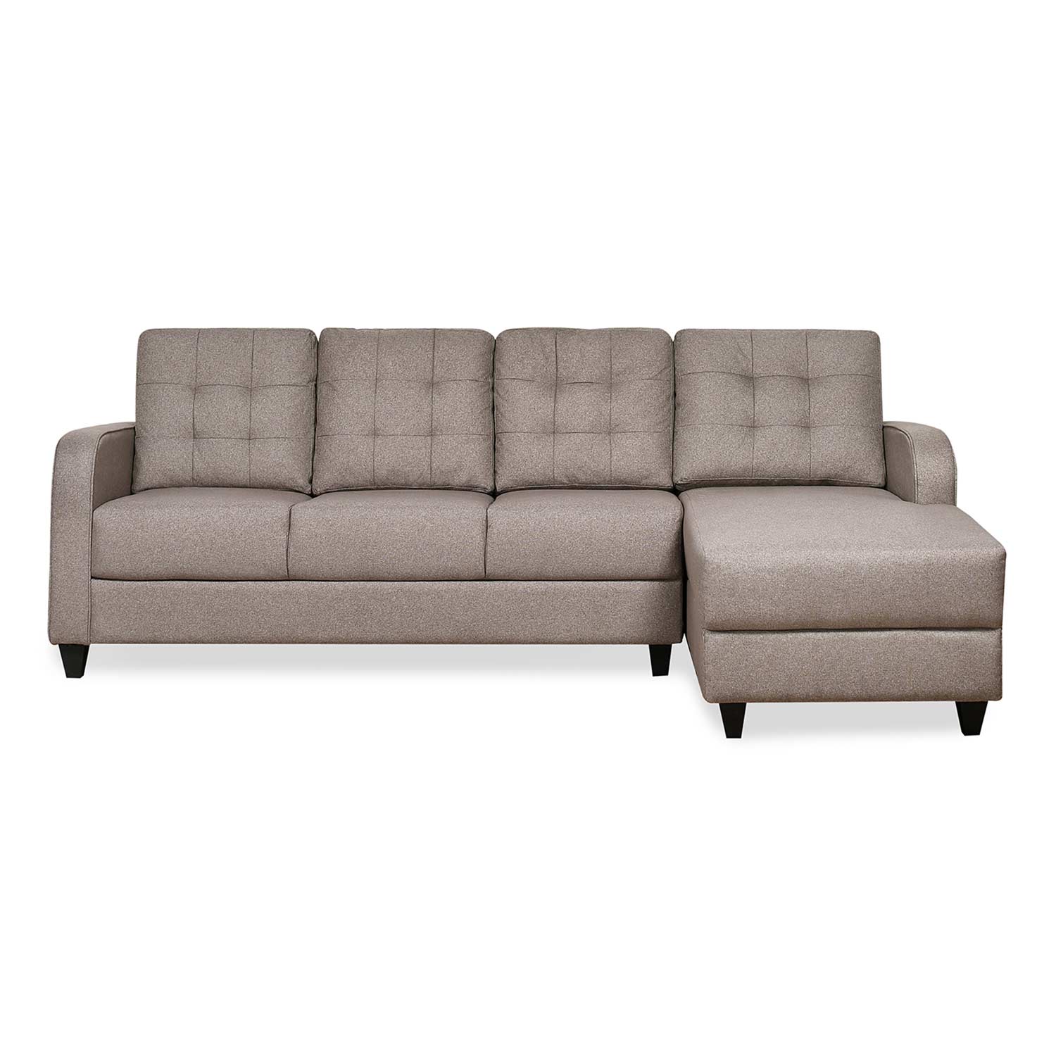 Nilkamal Protean Plus Lounger Left Hand Side Sofa (Brown)