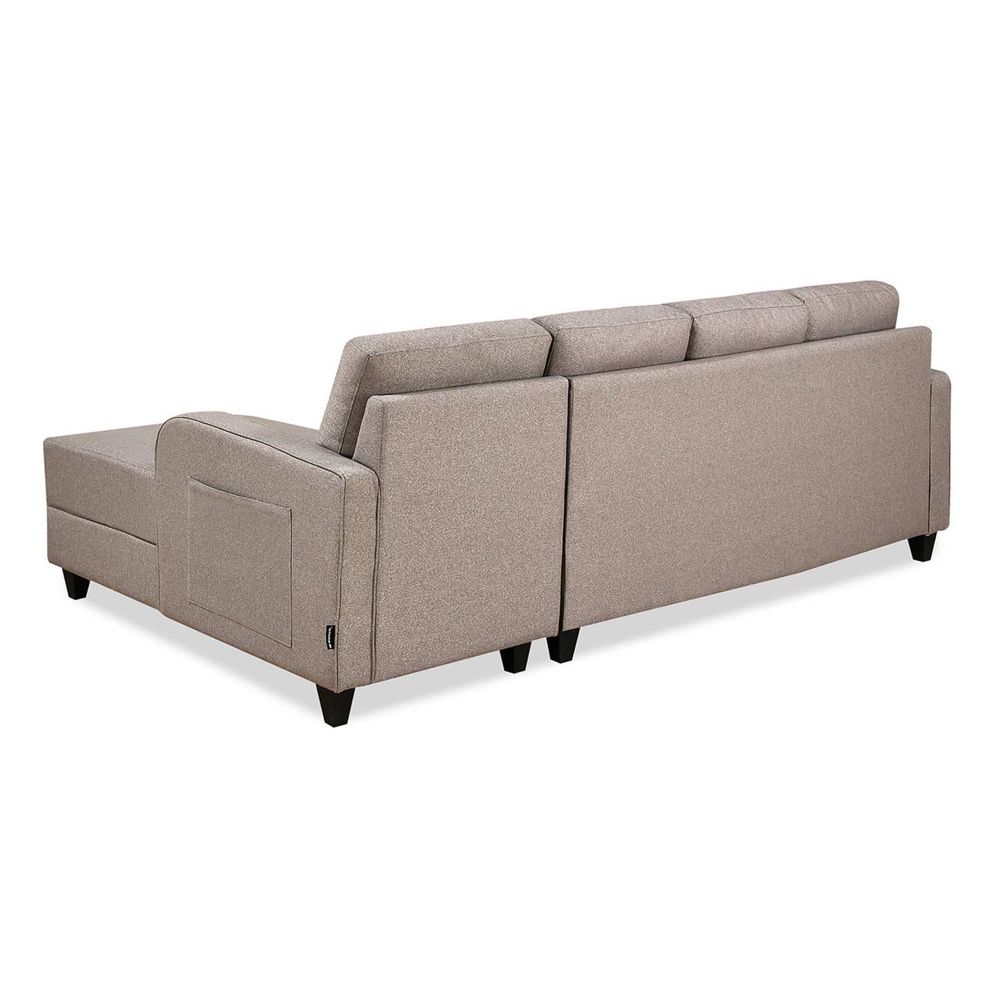 Nilkamal Protean Plus Lounger Left Hand Side Sofa (Brown)