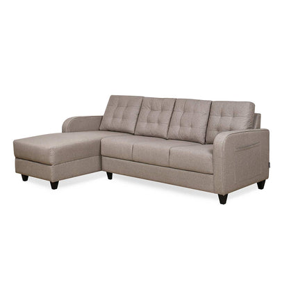 Nilkamal Protean Plus Lounger Right Hand Side Sofa (Brown)