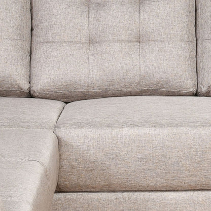 Nilkamal Protean Corner LH Sofa (Light Brown)