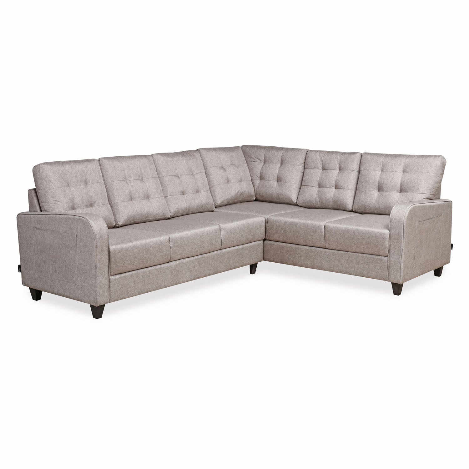 Nilkamal Protean Corner LH Sofa (Light Brown)