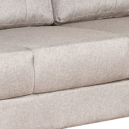 Nilkamal Protean Lounger LH Sofa (Light Brown)
