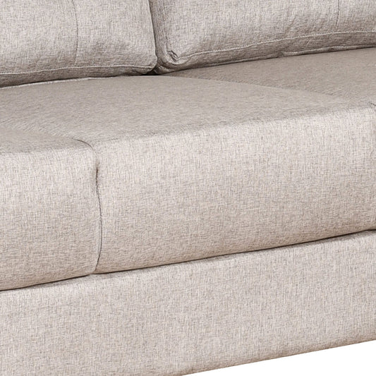 Nilkamal Protean Lounger LH Sofa (Light Brown)