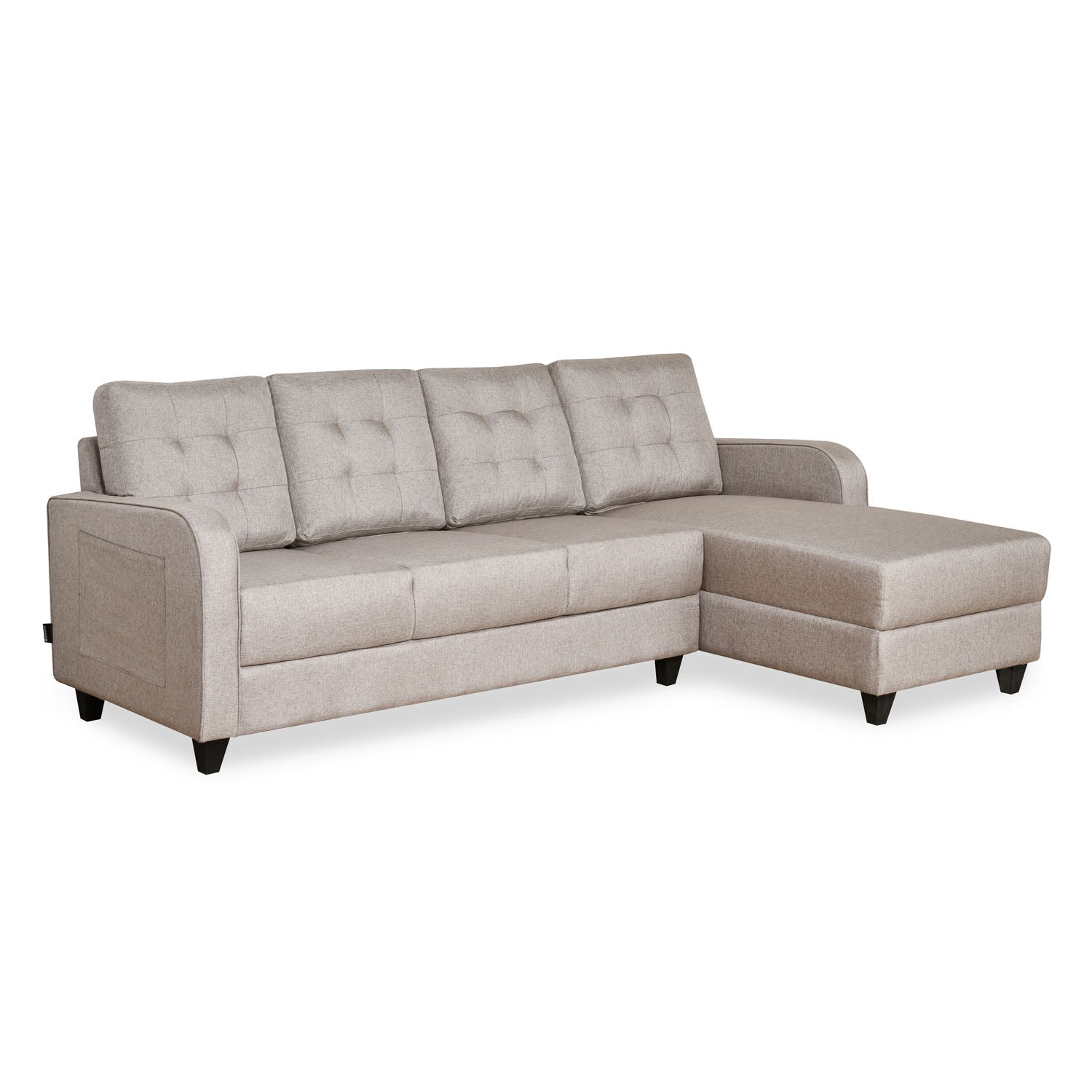 Nilkamal Protean Lounger LH Sofa (Light Brown)