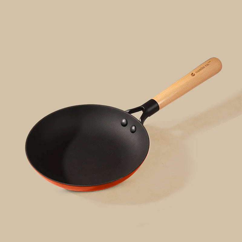 No. 8 Enamel Cast Iron Pan LITE (20cm)